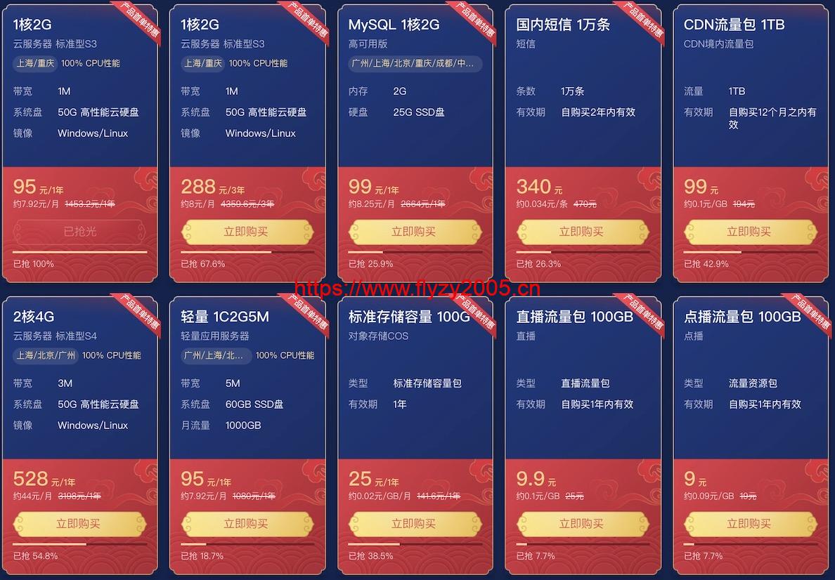 腾讯云新春采购节活动