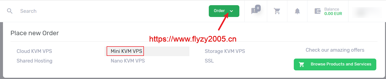 V.PS Mini KVM VPS