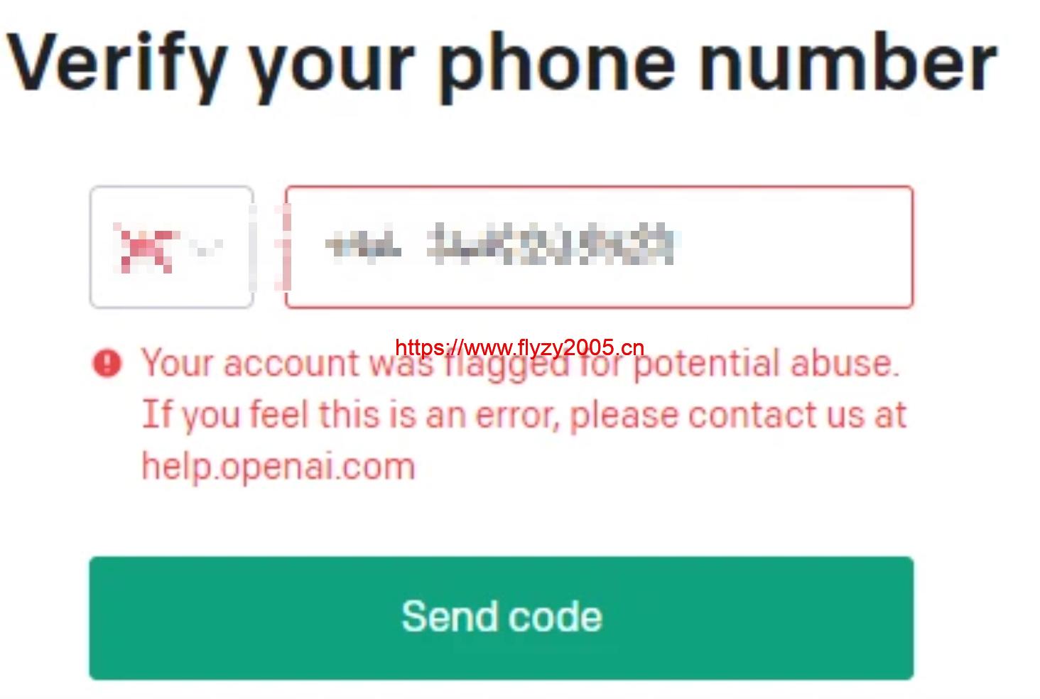 ChatGPT Your account was flagged for potential abuse（您的帐户被标记为可能存在滥用行为）